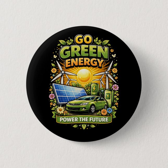 Badge Rond 5 Cm Alimenter le futur (Devant)