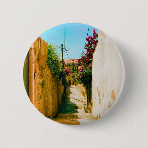 Badge Rond 5 Cm Allée de Dubrovnik - Croatie 