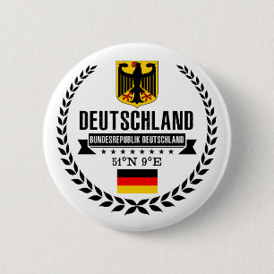 Badge Rond 5 Cm Allemagne