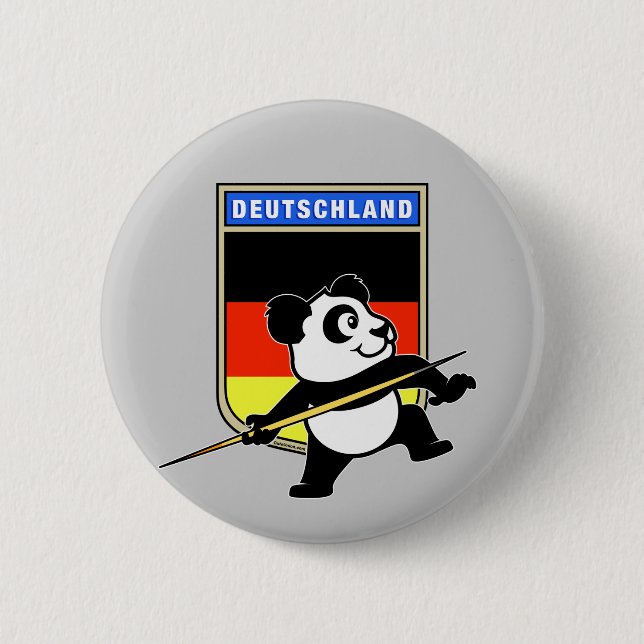 Badge Rond 5 Cm Allemagne Javelin Panda (Devant)