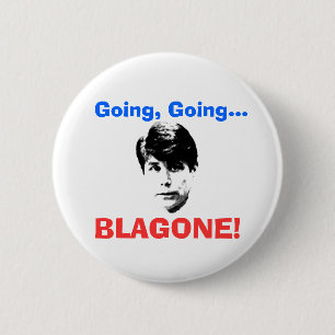 Badge Rond 5 Cm Aller, allant, BLAGONE !