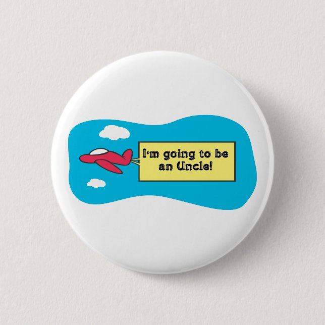 Badge Rond 5 Cm Aller être un oncle ! (Devant)