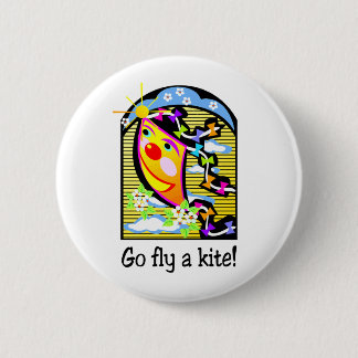 Badge Rond 5 Cm Aller voler un cerf-volant 3