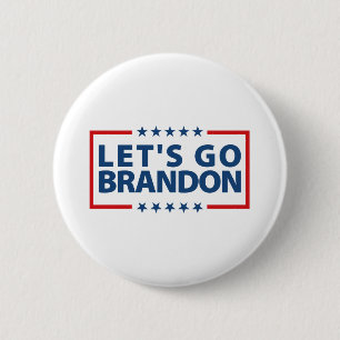 Badge Rond 5 Cm Allez Brandon, Joe Biden