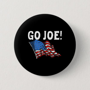 Badge Rond 5 Cm Allez Joe ! Vintage Joe Biden 2020 American Flag R