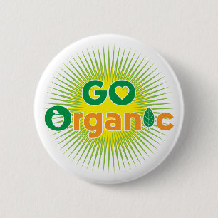 Badge Rond 5 Cm Allez organique