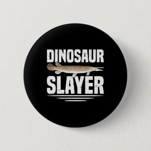 Badge Rond 5 Cm Alligator Gar Pêche Bande Saison Alligator Gar Fis