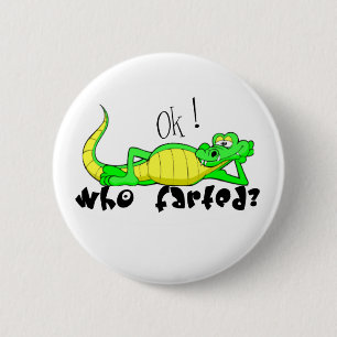 Badge Rond 5 Cm Alligator Gas.:-)