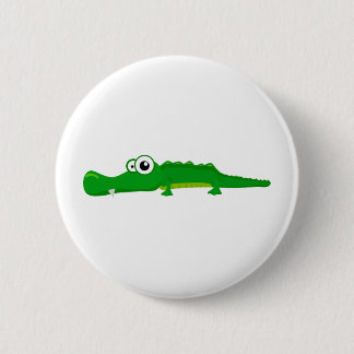 Badge Rond 5 Cm Alligator mignon