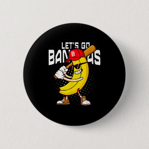 Badge Rond 5 Cm Allons banane rétro banane chemise garçons enfants
