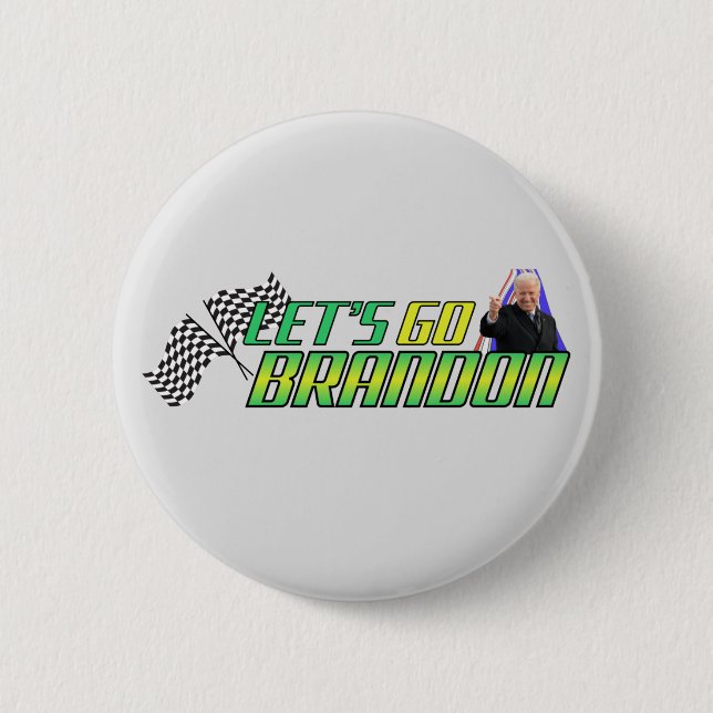 Badge Rond 5 Cm Allons Brandon (Devant)
