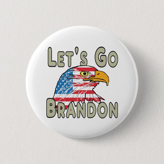 Badge Rond 5 Cm Allons Brandon (Devant)