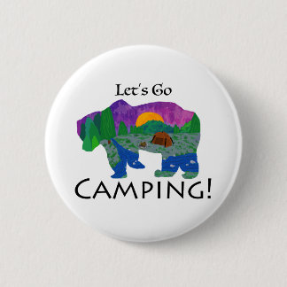 Badge Rond 5 Cm Allons camper