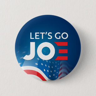 Badge Rond 5 Cm Allons Joe ! Président Biden 2020 - Anti-Trump