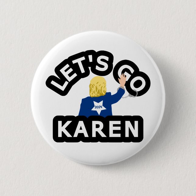BADGE ROND 5 CM ALLONS KAREN (Devant)