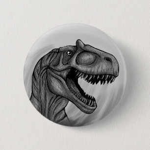 Badge Rond 5 Cm Allosaurus