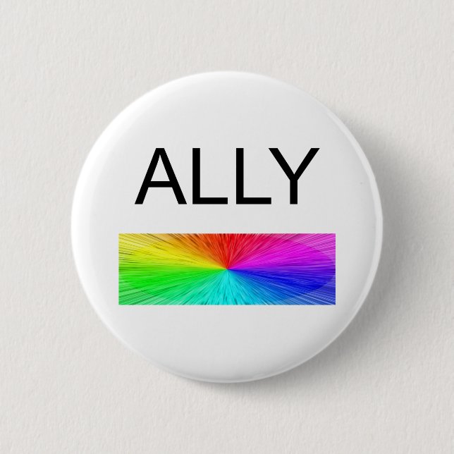 Badge Rond 5 Cm Ally (Devant)