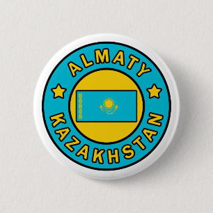 Badge Rond 5 Cm Almaty Kazakhstan