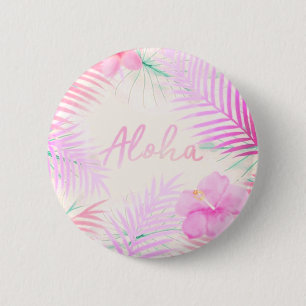 Badge Rond 5 Cm Aloha été