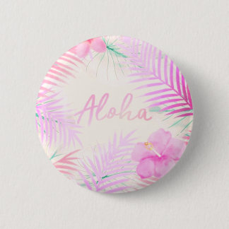 Badge Rond 5 Cm Aloha été