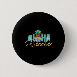 Badge Rond 5 Cm Aloha hawaï d'une île ressentez l'aloha aloha