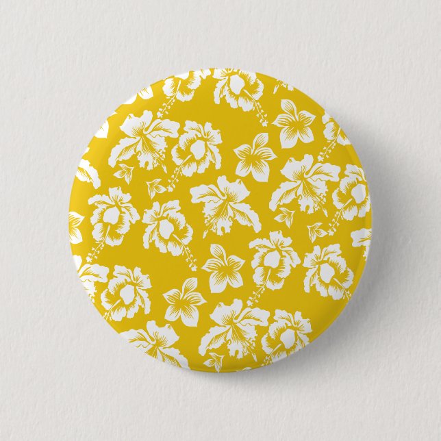 Badge Rond 5 Cm Aloha Hawaii (Devant)