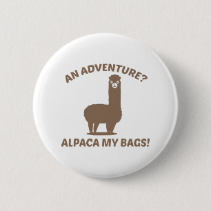 Badge Rond 5 Cm Alpaca Mes Sacs