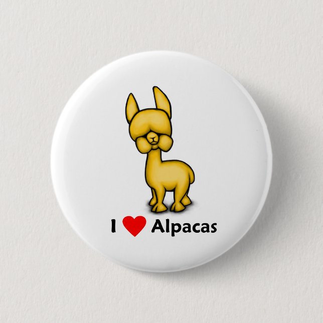 Badge Rond 5 Cm alpacasilove (Devant)
