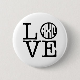 Badge Rond 5 Cm Alpha amour d'Omega   de Chi