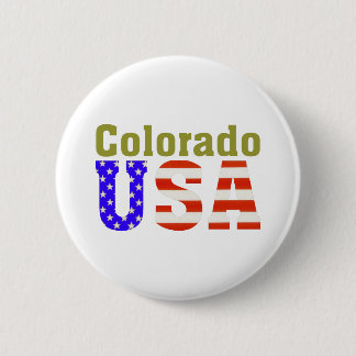 Badge Rond 5 Cm Alpha du Colorado Etats-Unis Aashen