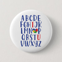 Alphabet A à Z | Je t'aime l'autisme
