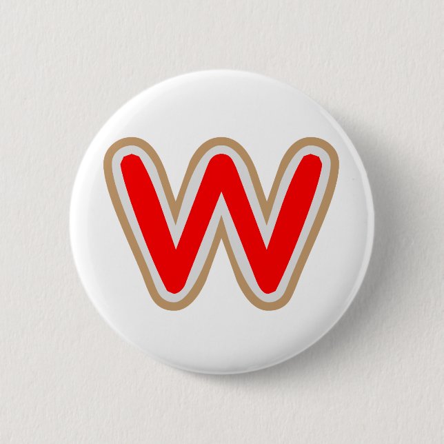 BADGE ROND 5 CM ALPHABET DE WWW ALPHAW (Devant)