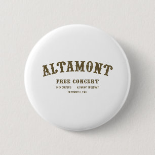 Badge Rond 5 Cm Altamont Free Concert