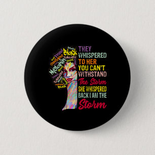 Badge Rond 5 Cm Am The Storm Women Junet1 Mois de l'histoire des N
