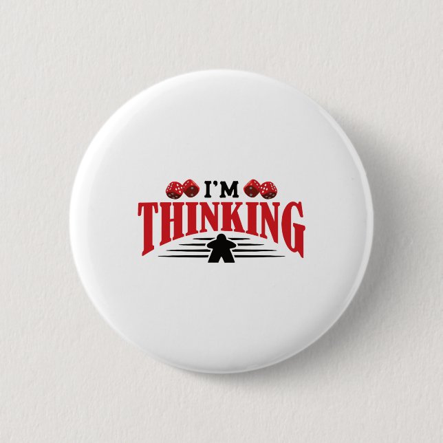 Badge Rond 5 Cm Am Thing Board Jeu Gamer Tabletop (Devant)