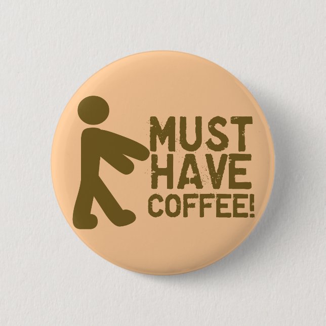 Badge Rond 5 Cm Amant de café (Devant)