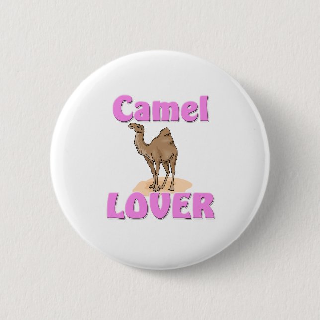 Badge Rond 5 Cm Amant de chameau (Devant)