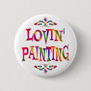 Badge Rond 5 Cm Amant de peinture