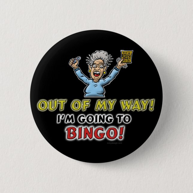 Badge Rond 5 Cm Amants de bingo-test (Devant)