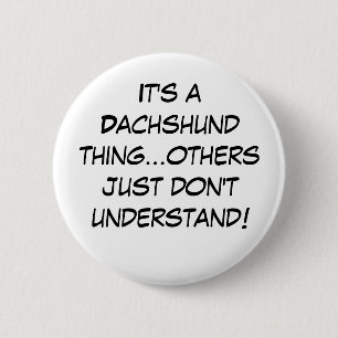 Badge Rond 5 Cm Amants suburbains de teckel de Chicagoland