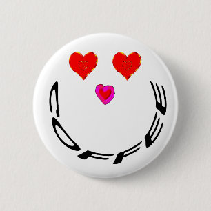 Badge Rond 5 Cm Amateur de café