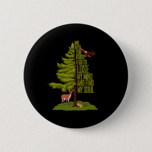 Badge Rond 5 Cm Amateur de camping - Aventure en plein air - Et da