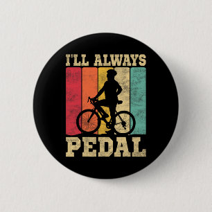 Badge Rond 5 Cm Amateur de cyclisme en montagne Vélo de route Cycl