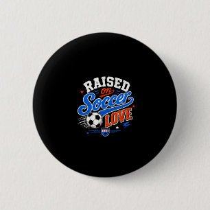 Badge Rond 5 Cm Amateur de football fan de football joueur idée ho