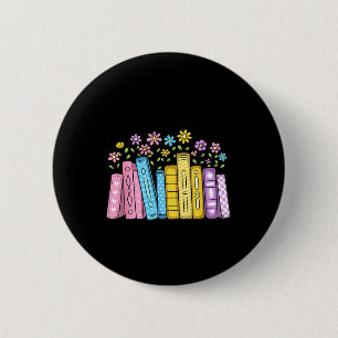 Badge Rond 5 Cm Amateur de livres bibliothécaire bibliophile encor