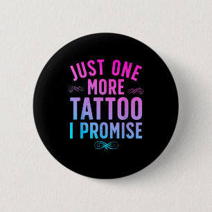 Badge Rond 5 Cm Amateur de tatouage Art pour hommes femmes Artiste