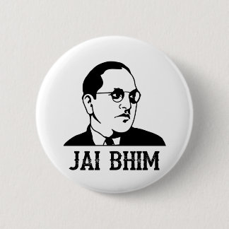 Badge Rond 5 Cm Ambedkar Jayanthi Jai Bhim/Bheem