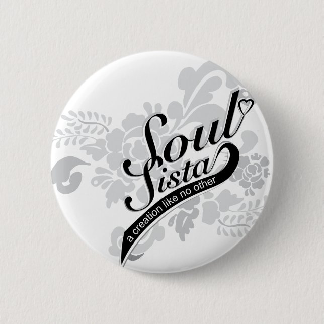 Badge Rond 5 Cm Âme Sista (Devant)