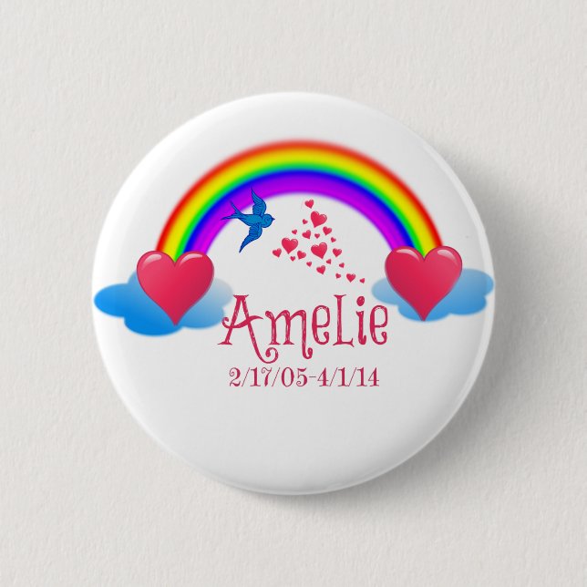 Badge Rond 5 Cm Amelie (Devant)