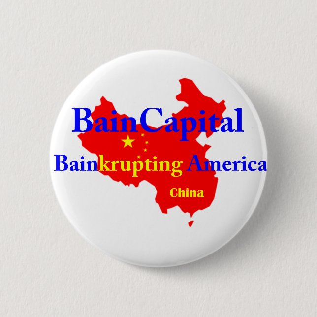 Badge Rond 5 Cm America Bain-krupting (Devant)